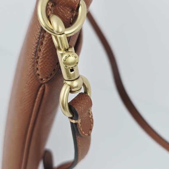 Coach Kitt Messenger Crossgrain leather Bag In Saddle - Picture 4 of 10